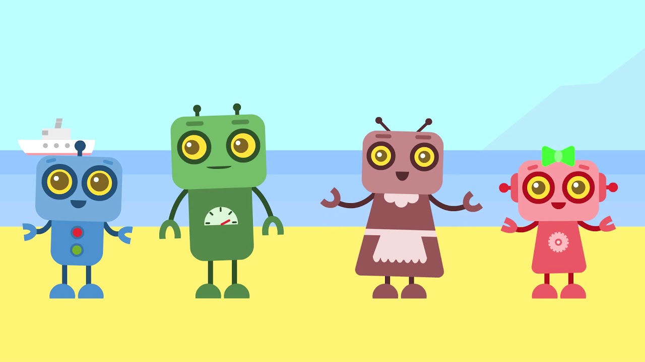 Wave Your Arms! Nursery Rhymes | Robot Dance! | Songs for Children