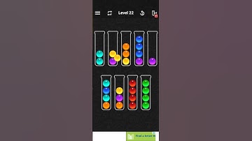 Ball Sort Color Water Puzzle Level 22