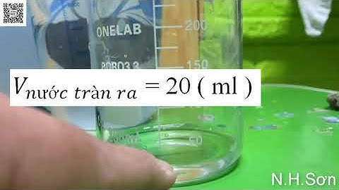 Thí nghiệm lực đẩy của chất lỏng lên vật đặt trong nó (TN 2) KHTN 8 ( Bài 15 : Cánh Diều )
