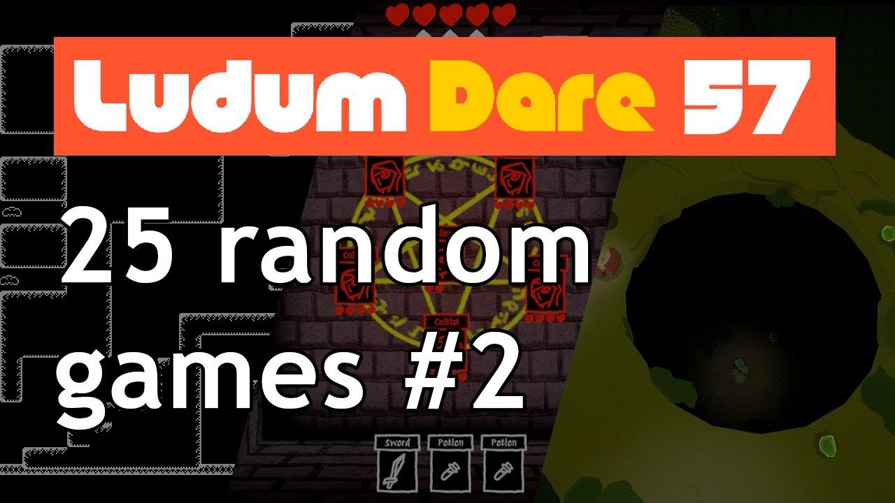 Free Randum Games 25 random games on Ludum Dare 57 #2 - YouTube