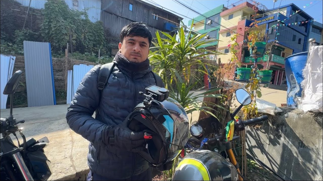 My first vlog / first motor vlog / Beginning vlog/ Review of TVS Ronin 225 भलग बनाउन सिक्दै (सिकारू)