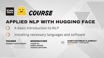 Applied NLP With Hugging Face | W1D1