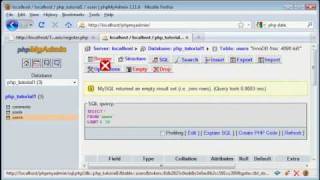 PHP News Site Tutorial: Part 4-User Registration System(1)