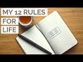My 12 rules for an epic life
