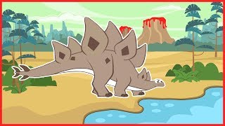 The Awesome Stegosaurus | Dinosaur Song For Kids | With Sing Along Lyrics