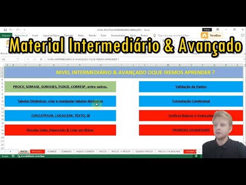 Curso de Excel - Material para o Nível Intermediário e inicio do Avançado