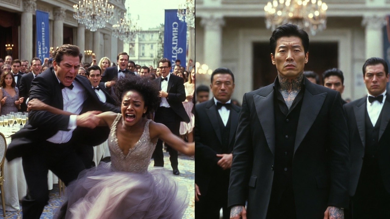 He Pushed Her at a Billionaire’s Charity Ball — Unaware the Korean Mafia Boss Was Married to Her