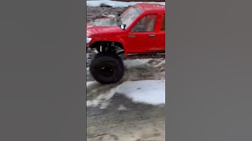 That’s a Big Rock 😱 #shorts #rc #scx6 #funny