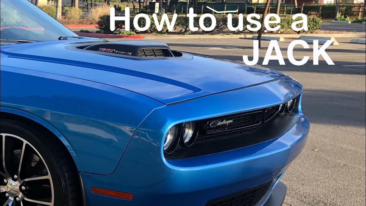 Easy jack points on a Charger and Challenger