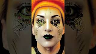 Photorealistic carnival make-up - AI generated art - Stable Diffusion