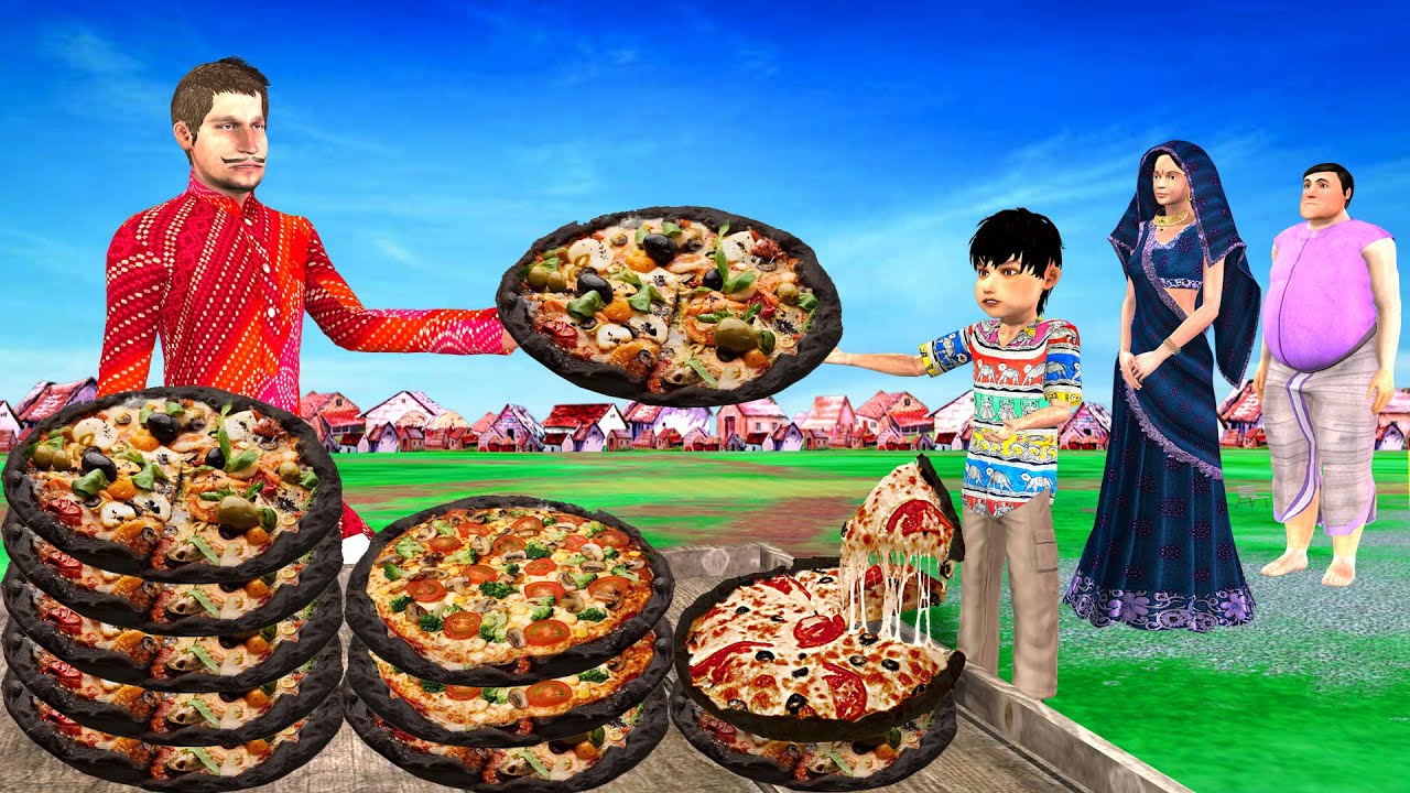 काला पिज़्ज़ा Kala Pizza Hindi Stories New Moral Stories Funny