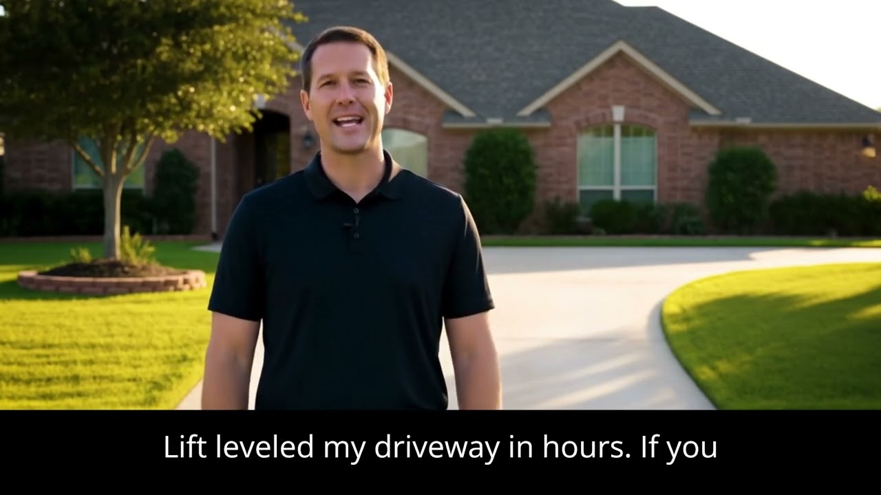 Concrete Leveling Testimonial  Spring Branch TX Driveway Repair by SafeLift