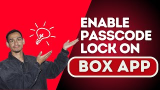 Настройки безопасности приложения Box – Включение блокировки паролем (iPhone и Android) screenshot 2
