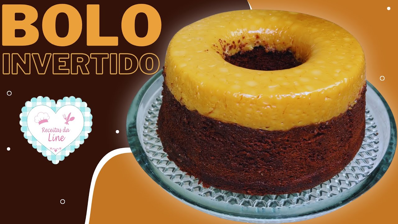Já sai RECHEADO do Forno! BOLO INVERTIDO DE CHOCOLATE COM DOCE DE LEITE - FOFINHO E FEITO À MÃO
