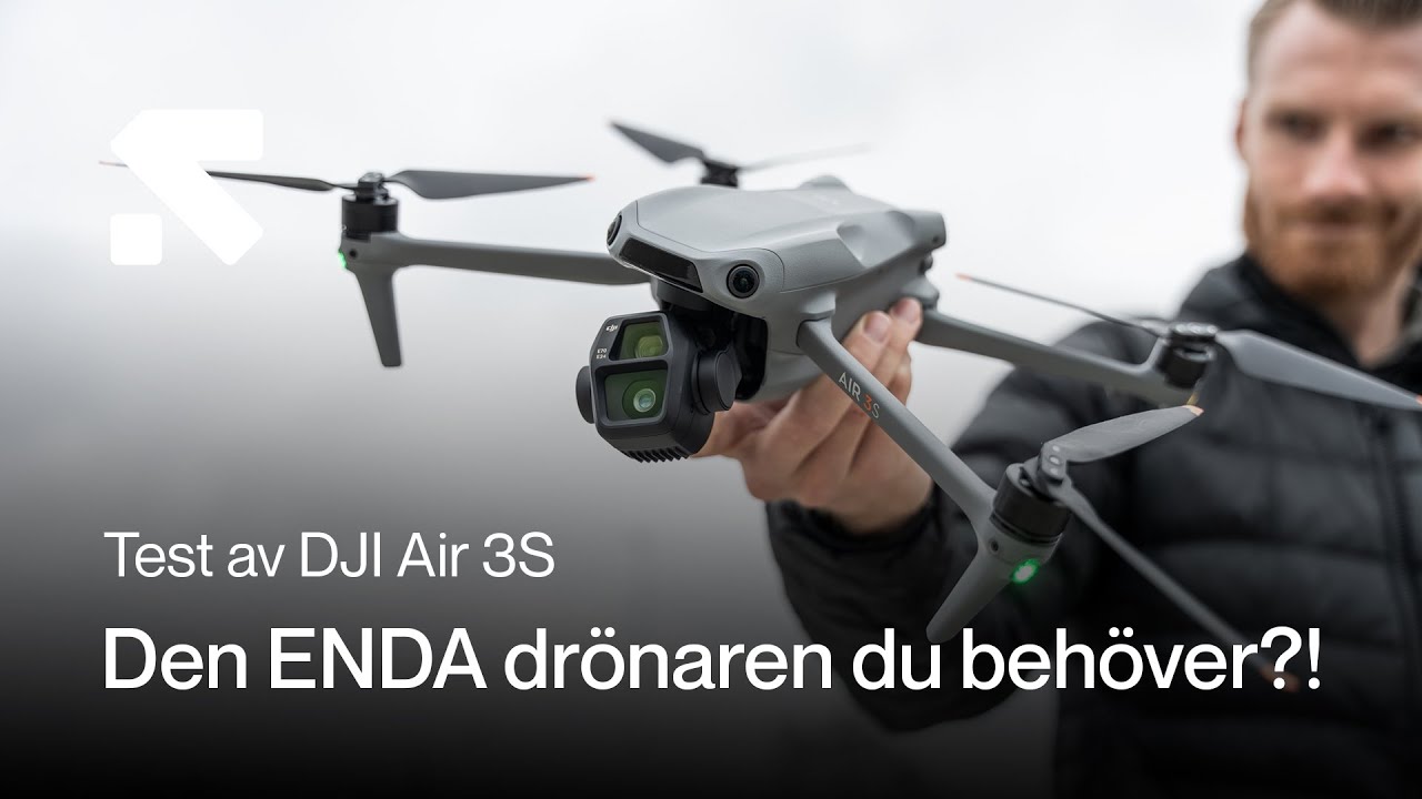 Test av DJI Air 3S | Drönaren för mobila fotografer!