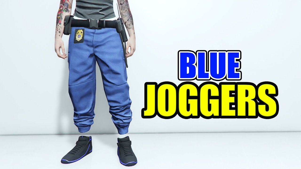 GTA5 HOW TO GET BLUE JOGGERS GLITCH IN GTA 5 ONLINE AFTER PATCH 1.60