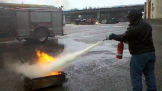 Kenya fights a fire at CORE Training