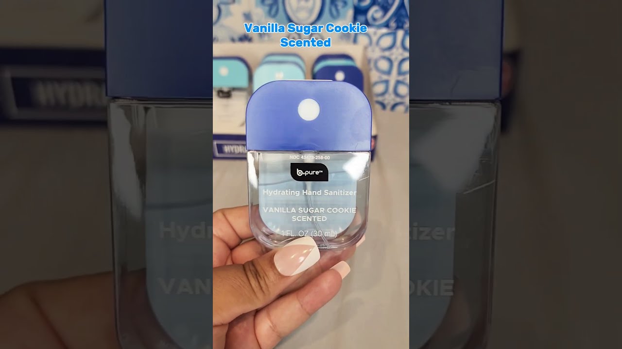 B Pure Hand Sanitizers Dollartree New Scents Frostedcocunut Vanillasugarcookie