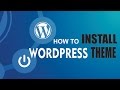 How to change and install wordpress theme via ftp 2016