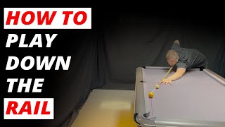 How to play down the RAILS | 8 Ball pool tips and techniques, rail shots