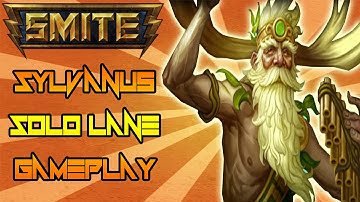 Smite: Sylvanus Solo Lane Gameplay - THAT PUSH THO!