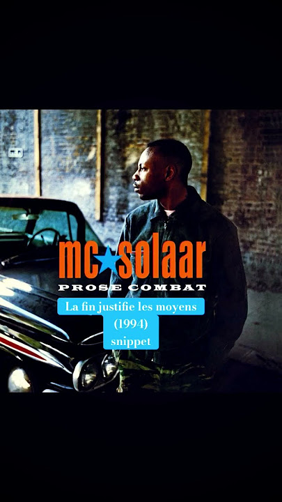 MC Solaar - La fin justifie les moyens (1994) snippet #90sHipHop #FrenchHipHop #MCSolaar