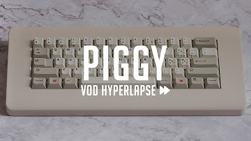 BUILD VOD - Piggy 60% w/ 55g H1 Switches Sound Test