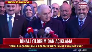Binali Yıldırım yatıcagiz kalkacağız hop ordayım
