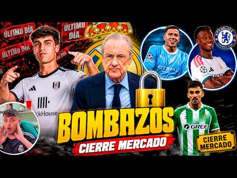 💥 ÚLTIMA HORA en el REAL MADRID! CIERRE de MERCADO, BOMBAZOS y FICHAJES INESPERADOS