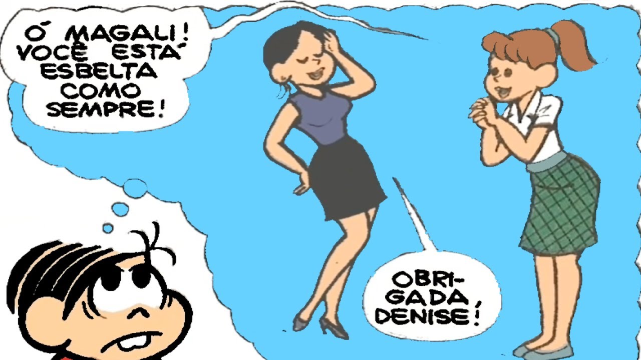 Mônica e Magali em INVEJINHA | Quadrinhos da Mônica |Gibi Narrado