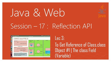 Reflection API in Java | #3 | To Get Reference of Class.class Object #1 | The class Field (Variable)