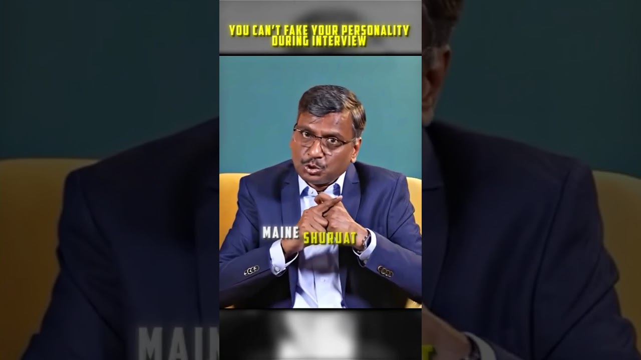 You can't fake your personality during interview ✅✅ 