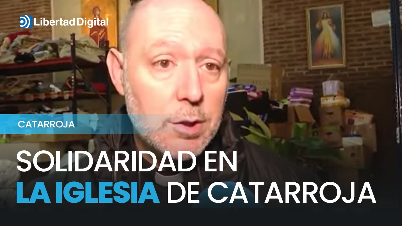 DANA | La iglesia de Catarroja, llena de donaciones para los afectados por las inundaciones