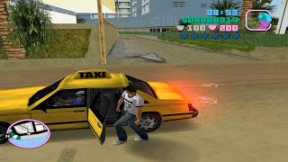 How to Call a Taxi in GTA Vice City ! Taxi MOD Resimi