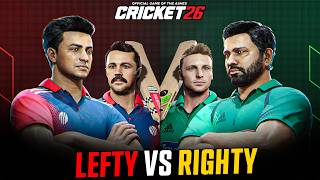 11 LEFTIES vs 11 RIGHTIES! 😱 Who Wins? | Cricket 26 screenshot 1
