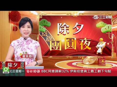 2022-01-31 三立新聞台 曾奕慈 0600 早安新鮮聞 播報剪輯 ｜大年除夕｜旗袍｜1080P｜