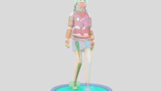 Female Character 3D Rig in 3D Studio Max