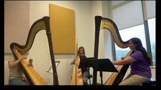 Triptic Dance by Pierre Beauchant - GMU Harp Trio