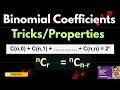 Permutations and Combinations | Binomial Coefficients | Class 11/12 | Applied Maths/Core Maths