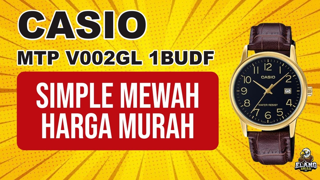 CASIO MTP-V002GL-1BUDF : JAM TANGAN CASIO SIMPLE MEWAH HARGA MURAH ...
