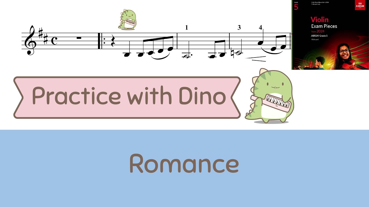 Romance ABRSM 2024 Violin grade 5 (B1)