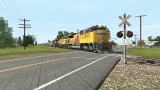 Trainz 2019 Bnsf Qlpcsea17 And Up Cnrpw1 Through Crust, Il