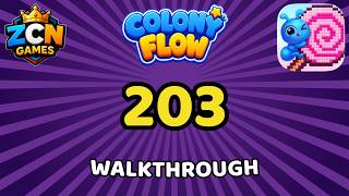 Colony Flow Level 203 Walkthrough | Full Solution screenshot 2