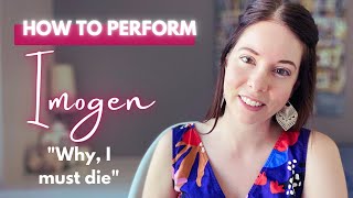 An Actor's Guide to "Why, I must die" | Imogen monologue Act 3 Scene 4 screenshot 2