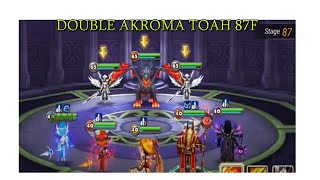 Summoners War Akroma And Zaiross Floor Toah 87F April 2020