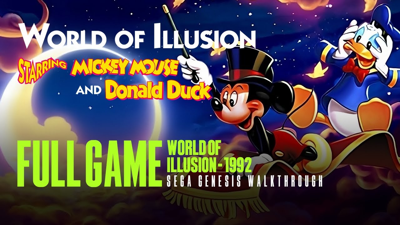 WORLD OF ILLUSION COMPLET BOÎTE NOTICE SEGA MEGADRIVE NTSC JAP