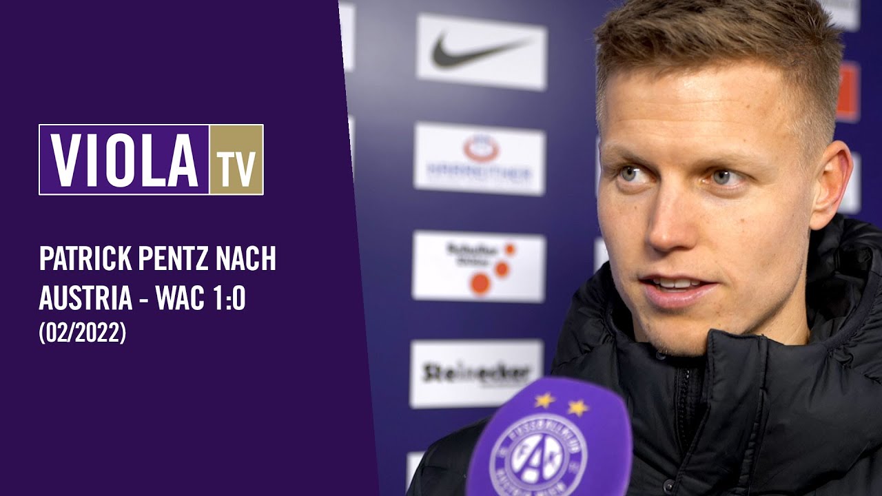 Patrick Pentz Nach Dem 1 0 Sieg Gegen Den Wolfsberger AC 02 2022 YouTube