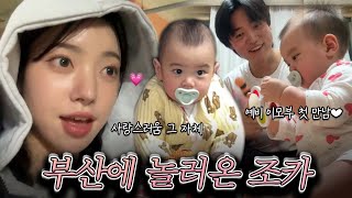 [VLOG] 조카 유준이로 하나되는 우리❤| 예비 이모부와 첫 만남! | 가족들과의 일상👨‍👩‍👧‍👦