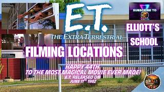 ET The Extra Terrestrial Filming Locations!! Elliott's School Los Angeles, CA