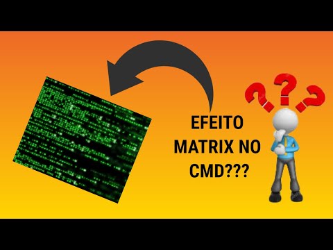 Efeito Matrix no Prompt de Comando (CMD)